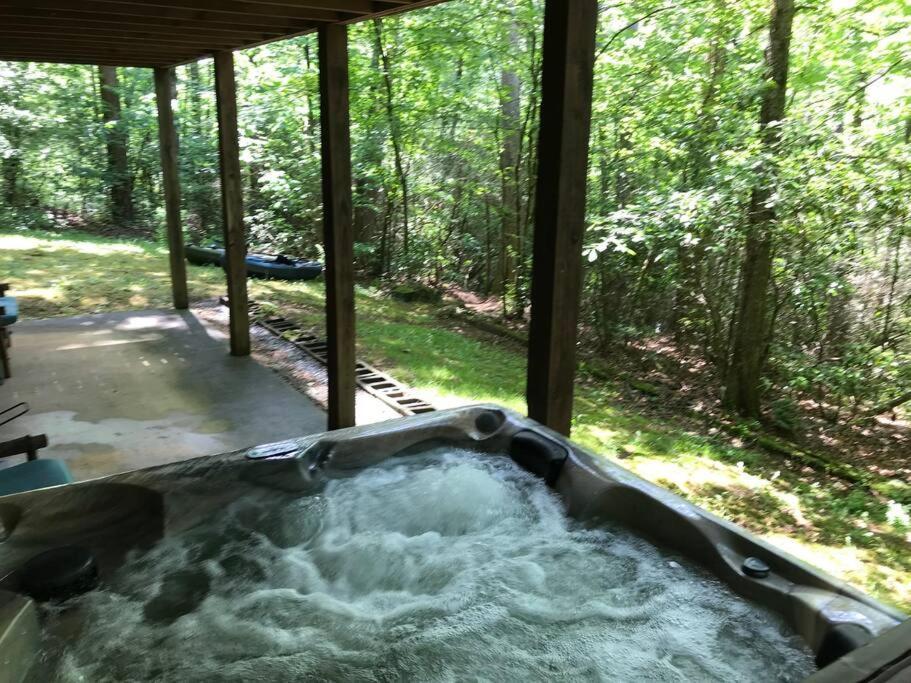 Cabin Fever On Cartecay River Ellijay Buitenkant foto